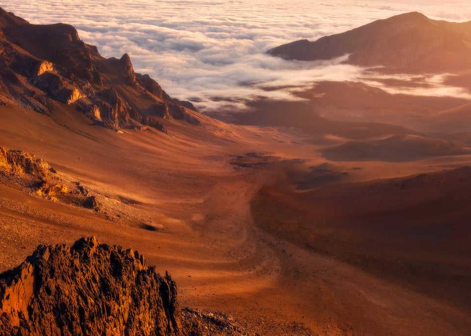Through The Crater Walls